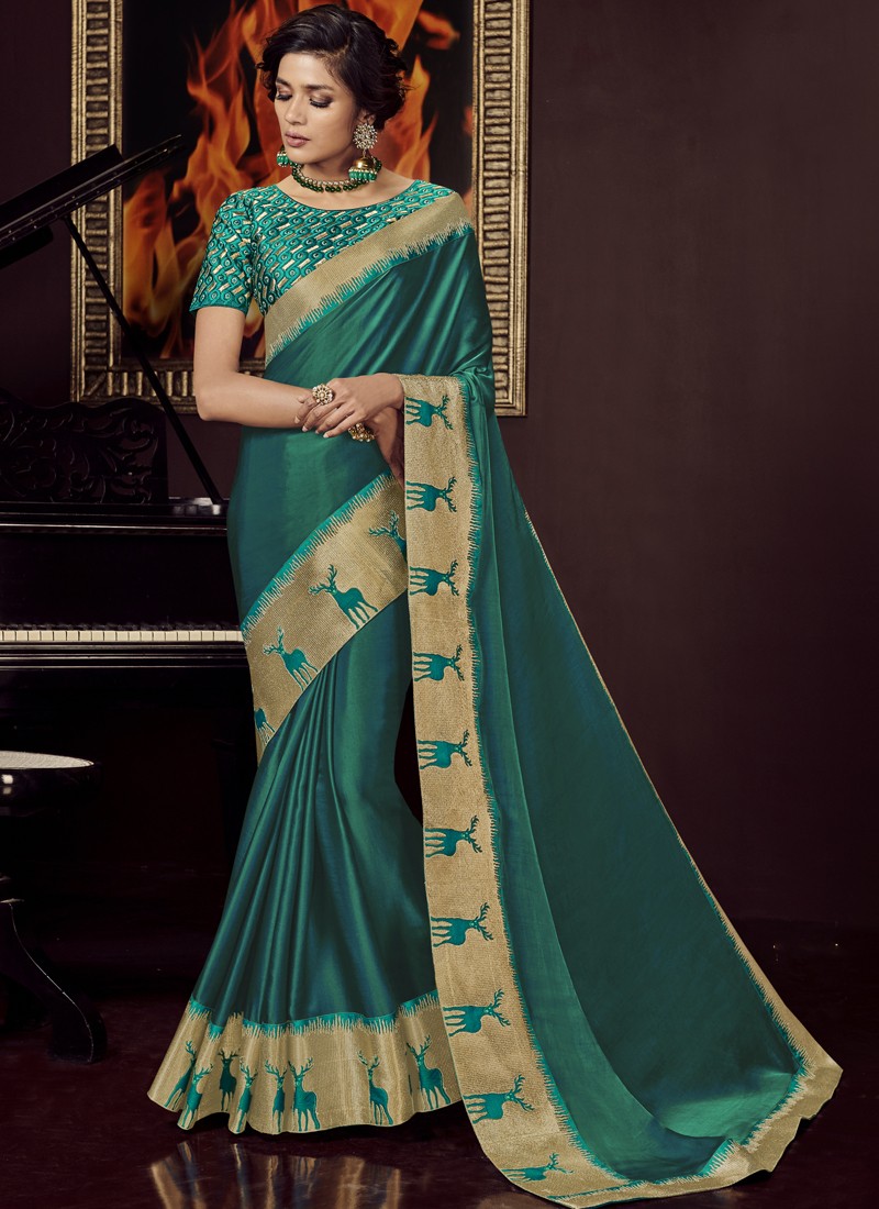 silk saree ke suit design