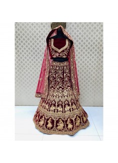 Bridal Lehenga Choli In Traditional Colour Combination