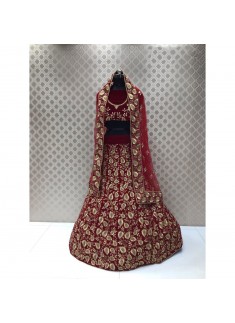 Bridal Lehenga Choli In Traditional Colour Combination