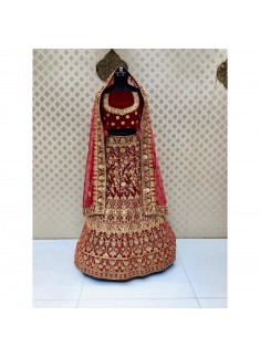 Bridal Lehenga Choli In Traditional Colour Combination