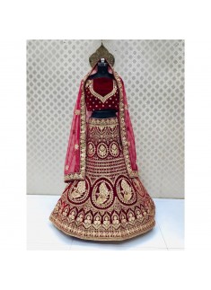 Bridal Lehenga Choli In Traditional Colour Combination