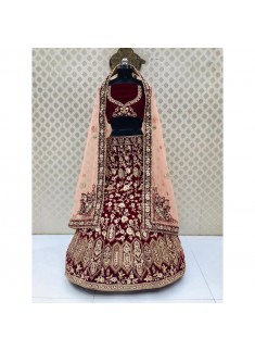 Bridal Lehenga Choli In Traditional Colour Combination