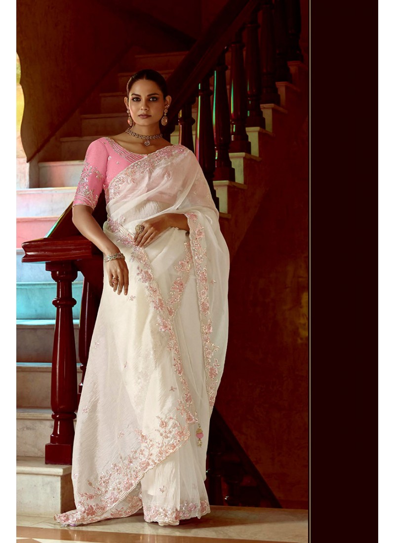 Complements For Your Ravishing Ethnic Look Is This Dazzle In Our Party Wear Fancy Saree,  Vibrant Colors, Luxurious Fabrics, And Bold Designs. Unleash Your Inner Diva And Shine Which Will Reflect The Charm Of High-End Fashion.