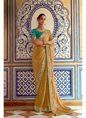 Complements For Your Ravishing Ethnic Look Is This Dazzle In Our Party Wear Fancy Saree,  Vibrant Colors, Luxurious Fabrics, And Bold Designs. Unleash Your Inner Diva And Shine Which Will Reflect The Charm Of High-End Fashion.