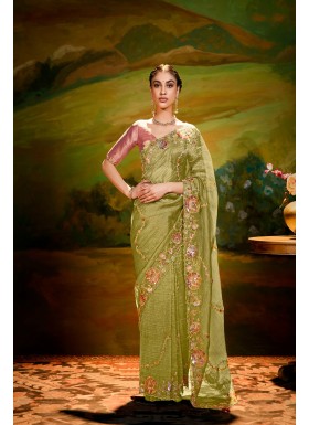 Compliments For Your Ravishing Ethnic Look Is This Dazzle In Our Party Wear Fancy Saree,  Vibrant Colors, Luxurious Fabrics, And Bold Designs.