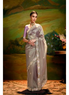 Compliments For Your Ravishing Ethnic Look Is This Dazzle In Our Party Wear Fancy Saree,  Vibrant Colors, Luxurious Fabrics, And Bold Designs.