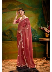 Compliments For Your Ravishing Ethnic Look Is This Dazzle In Our Party Wear Fancy Saree,  Vibrant Colors, Luxurious Fabrics, And Bold Designs.