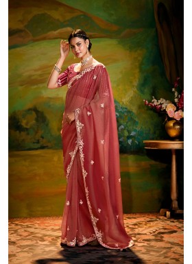 Compliments For Your Ravishing Ethnic Look Is This Dazzle In Our Party Wear Fancy Saree,  Vibrant Colors, Luxurious Fabrics, And Bold Designs.