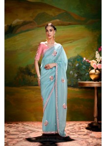 Compliments For Your Ravishing Ethnic Look Is This Dazzle In Our Party Wear Fancy Saree,  Vibrant Colors, Luxurious Fabrics, And Bold Designs.
