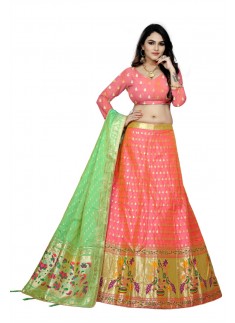 Decent Look Banarasi Silk Lehenga Choli