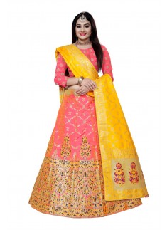 Decent Look Banarasi Silk Lehenga Choli