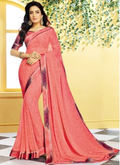 Decent Look Casual Wear Printed Saree