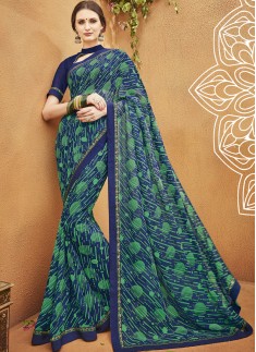 Decent Print Casual Wear Saree