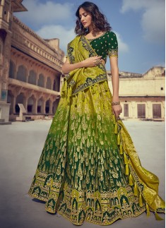 Designer Banarasi SIlk Fabric Lehenga Choli With Weaving Banarasi SIlk Dupatta