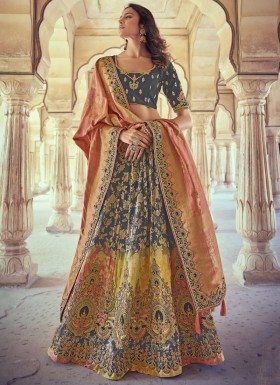 Designer Banarasi SIlk Fabric Lehenga Choli With Weaving Banarasi SIlk Dupatta