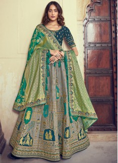 Designer Banarasi SIlk Fabric Lehenga Choli With Weaving Banarasi SIlk Dupatta