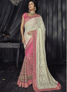 Designer Saree With Gota Patti Work