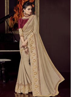 Designer Soft Silk Saree With Heavy Blouse Piece