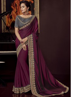 Designer Soft Silk Saree With Heavy Blouse Piece