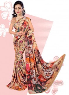 Digital Print Daily And Casual Wear Saree