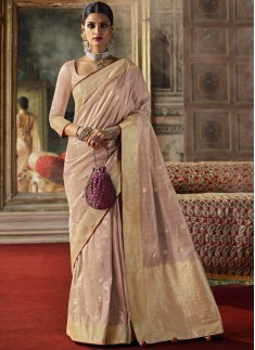 Excellent Silk saree With Zari Weaving And Short Weaving Pallu