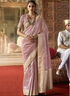 Excellent Silk saree With Zari Weaving And Short Weaving Pallu
