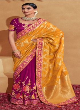 HALF & HALF SAREE