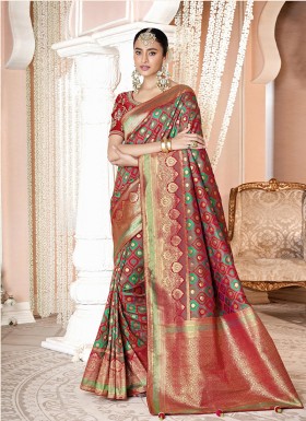 heavy silk saree