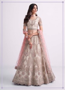 OFF WHITE LEHENGA CHOLI