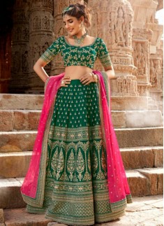 Party Wear Lehenga Choli With Decent Jari Work