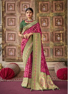 Pink Wedding Trendy Saree