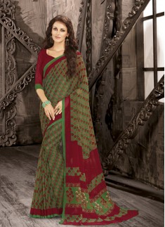 Regular Wear Exclusive Printed Saree