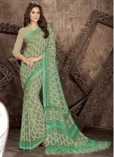 Regular Wear Exclusive Printed Saree