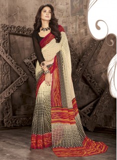 Regular Wear Exclusive Printed Saree