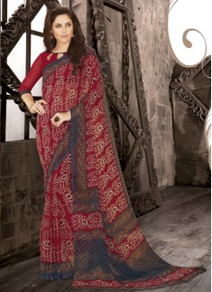 Regular Wear Exclusive Printed Saree