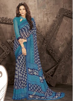 Regular Wear Exclusive Printed Saree