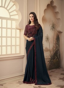 Silk Contemporary Style Saree