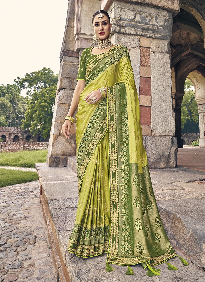 Silk Green Classic Saree