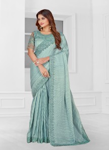 Silk Satin Saree