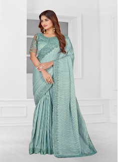 Silk Satin Saree