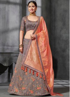 Stunning Look Lehenga Choli With Decent Work Designs