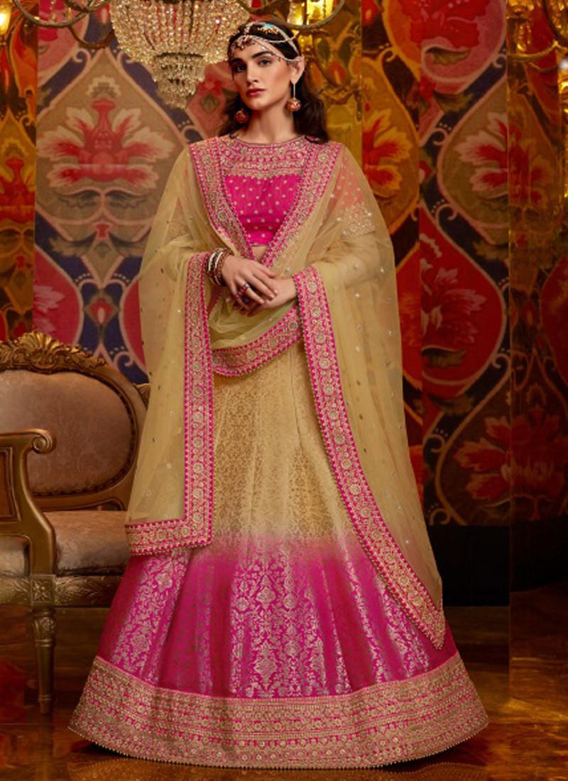 lehenga choli material