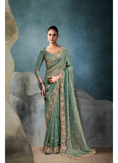 Wedding Wear Tissue Silk Saree