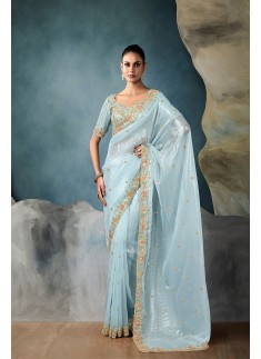 Wedding Wear Tissue Silk Saree