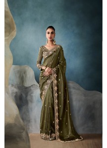 Wedding Wear Tissue Silk Saree