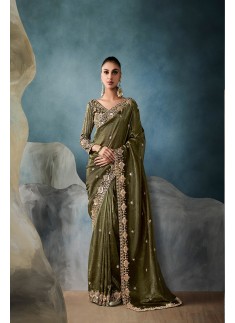 Wedding Wear Tissue Silk Saree